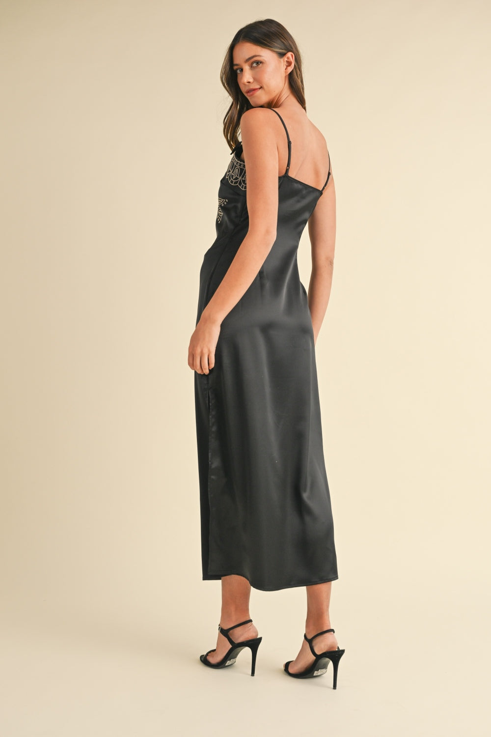 Daizy Midi Slit Dress