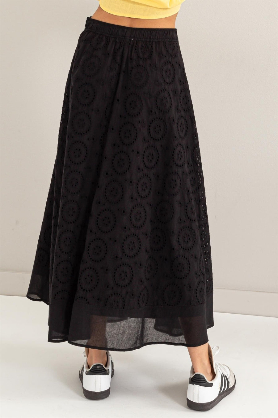 Carrie High-Waist Midi Skirt