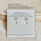 Scallop Shell Drop Earrings - Gold or Silver