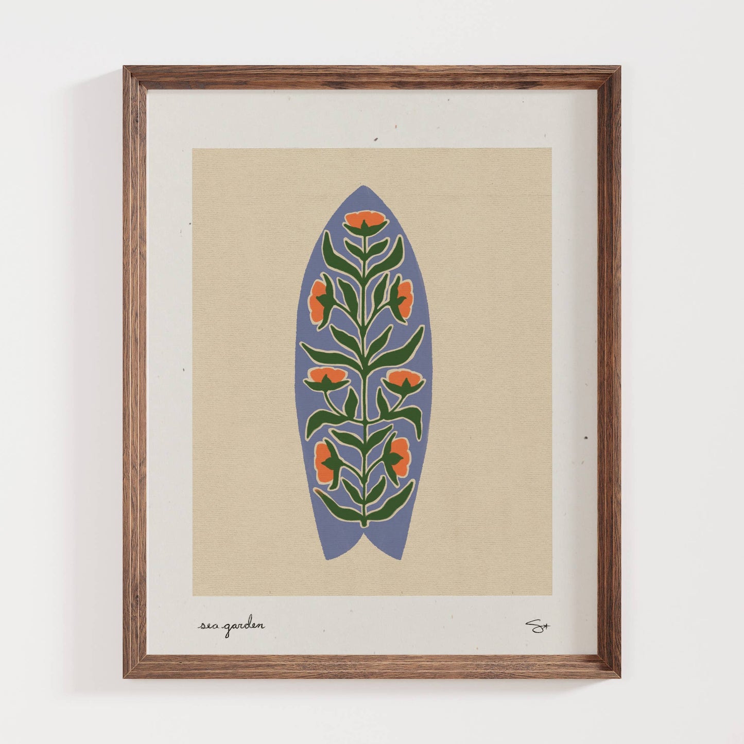Surf Garden 3 | Surfboard Print