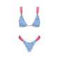 Summer Romance Bikini Bottom - Blue & Pink