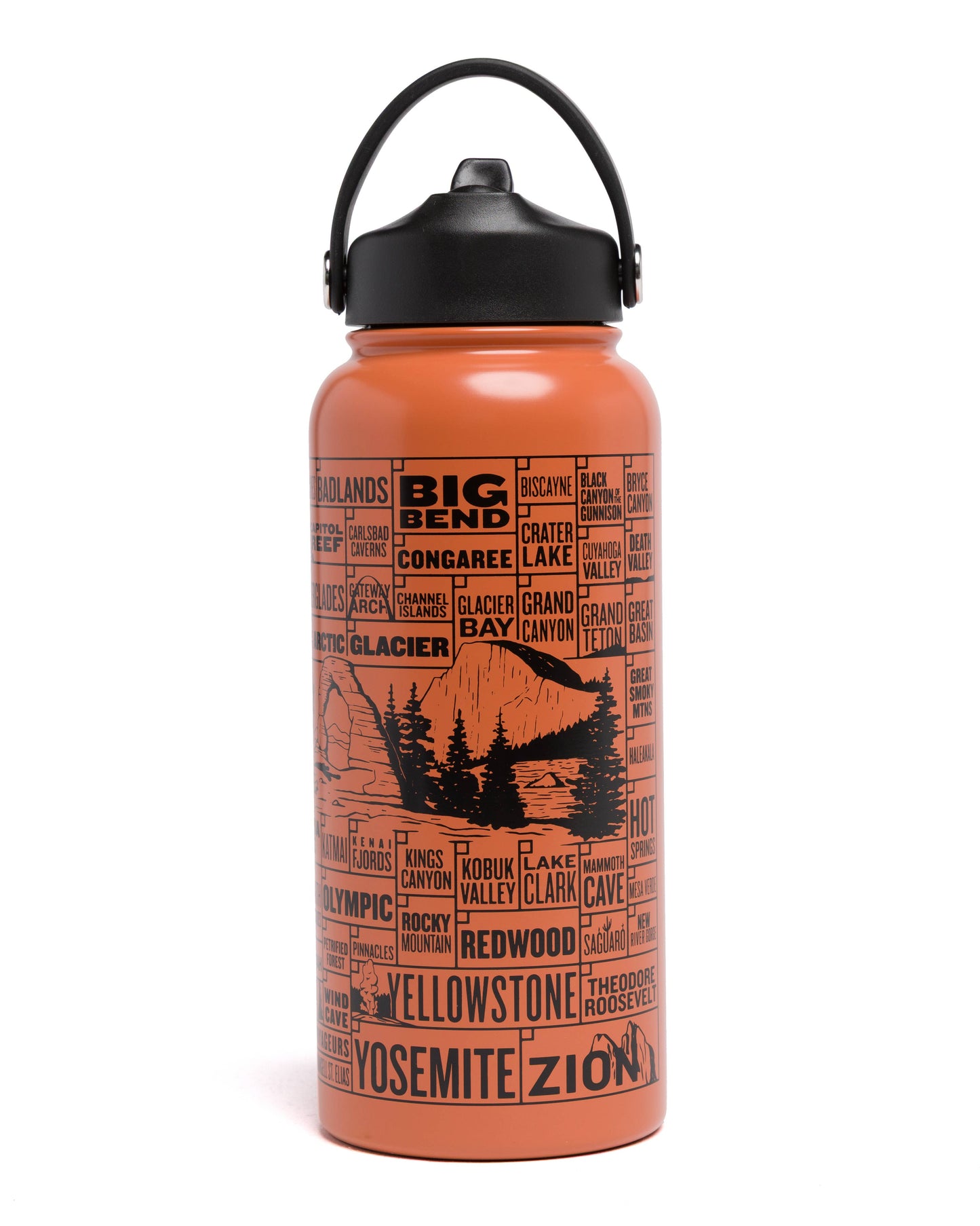 National Parks Checklist 32oz. Insulated Water Bottle