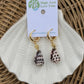 Gold Shell Hebrew Cone Earrings | Hawaiian Surf Jewelry