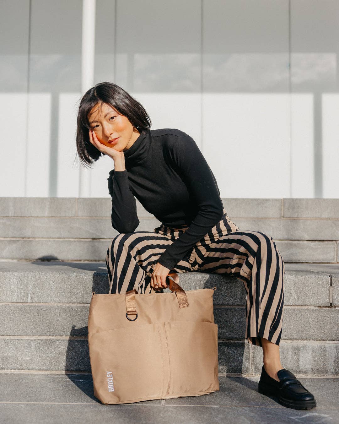 Brixley Tote Bag - Tan