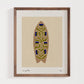 Beige Sea Garden | Surfboard Print