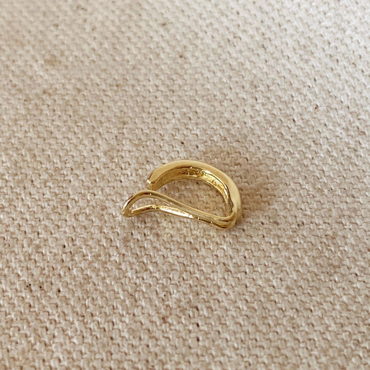 18k Gold Filled Delicate Ear Cuff