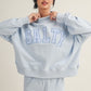 Stay SALTY Oversized Mock Neck Sweatshirt