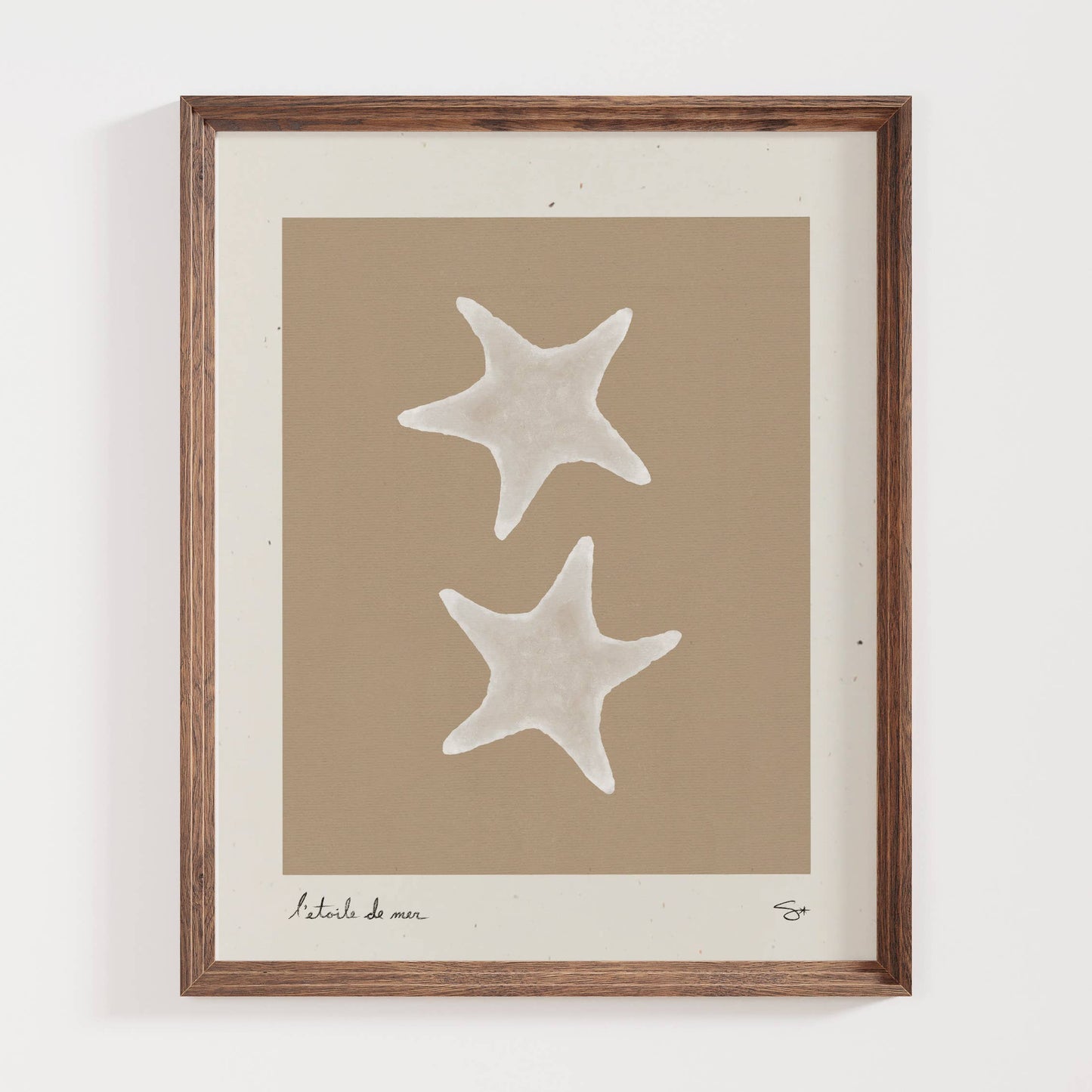 Sea Star 2 | Seashell Art Print