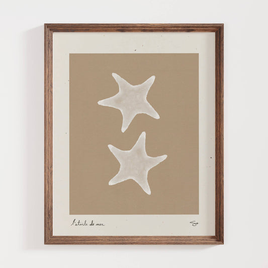 Sea Star 2 | Seashell Art Print