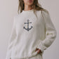 Coastal Anchor Knit Sweater