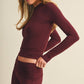 Madelyn Soft Knit Jersey Long Sleeve Tee