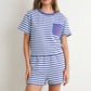 Portland Striped Pocket Tee