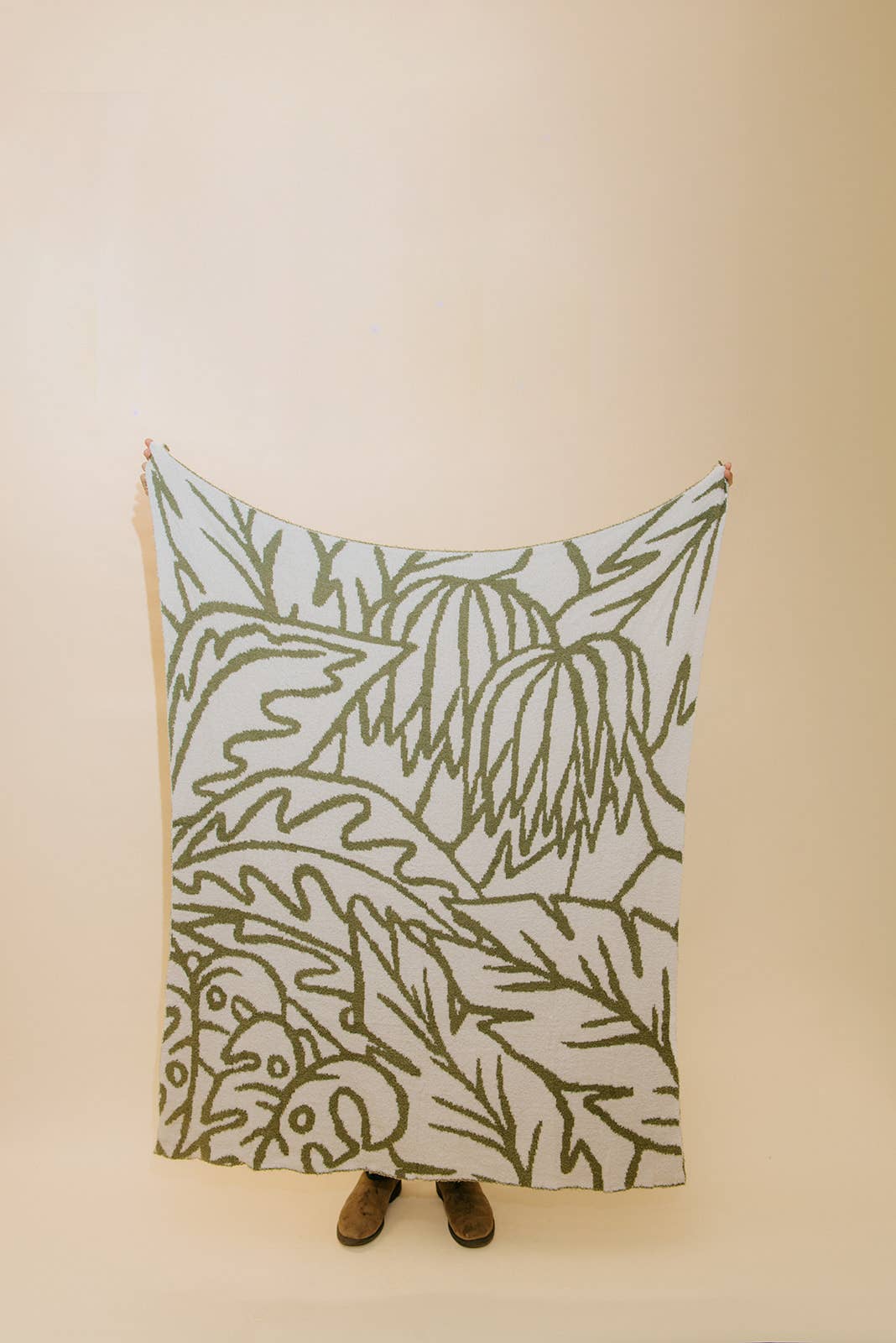 Canopy Plush Throw - Vintage Green