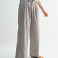 Greta Wide Leg Pants With Drawstring