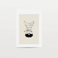 Pour Over Coffee & Mermaid Minimal Art Print