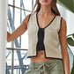 Margo Tie-Front Vest Top