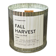 Fall Harvest Rustic Candle