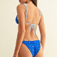 Summer Romance Bikini Bottom - Cobalt Floral