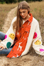 Le cardigan en tricot Fuzzy Smile