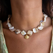 Calico Shell Necklace