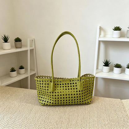 Minimalist Woven Shoulder Bag