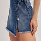 Brianna Denim Wrap Skort