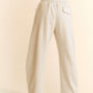 Braxton Drawstring Wide Leg Sweatpants