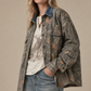 Mesa Denim Collar Camo Shacket