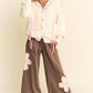 Mona Flower Patch Wide Leg Pants