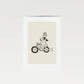"Beer Run" Minimal Motorcycle Wall Art