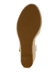 Sandales espadrilles en raphia Lathan