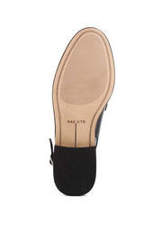 Sandales mocassins en cuir véritable Jemykin