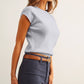 Lucy Cap Sleeve Top