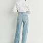 High Waisted Skater Jean - Light Wash