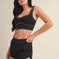 Lily Contrast Thread Sports Bra