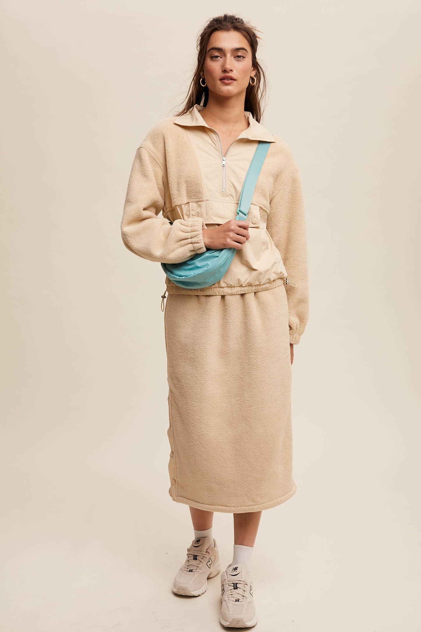 Janie Fleece Pullover Jacket