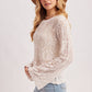 Jordan Open Knit Pullover