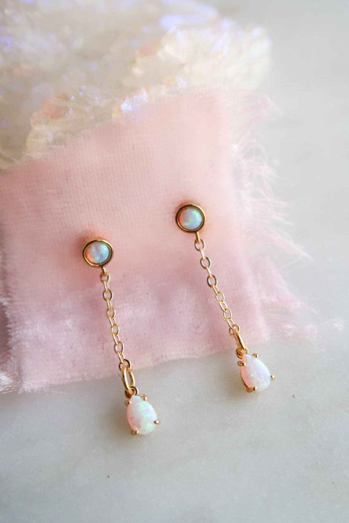 Invisible String Earrings