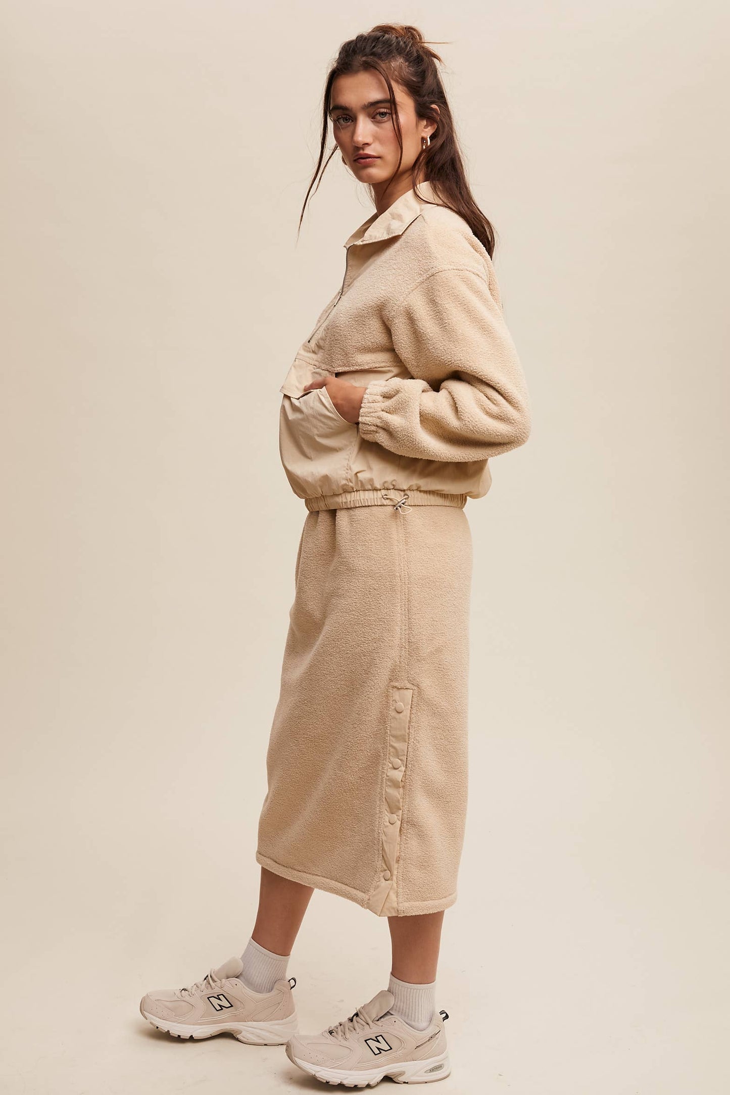 Janie Fleece Pullover Jacket