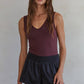 Kasey Seamless Reverse U-V Neck Tank