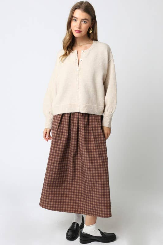 Bella Gingham Skirt