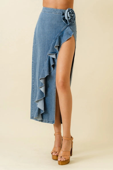 Tara Retro Maxi Skirt