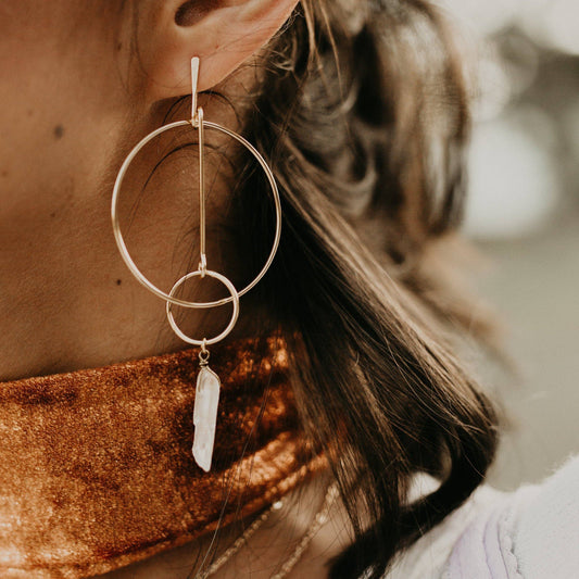 Bloom With Grace Hoop Earrings