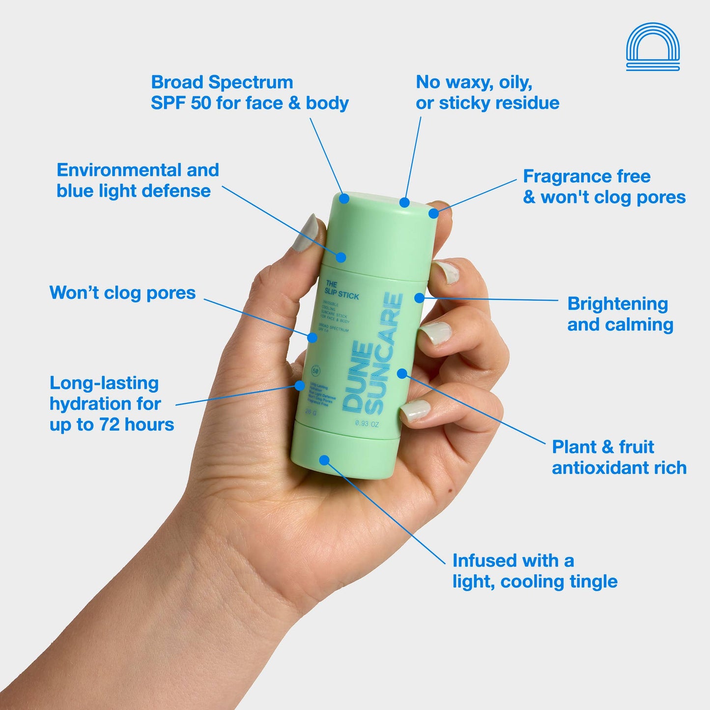 The Slip Stick - Invisible Suncare Stick for Face & Body