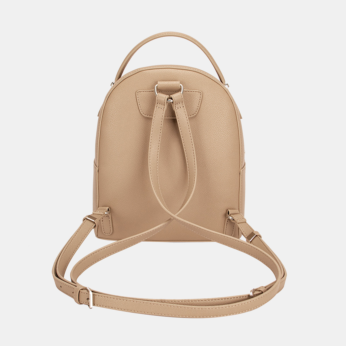 David Jones PU Leather Backpack