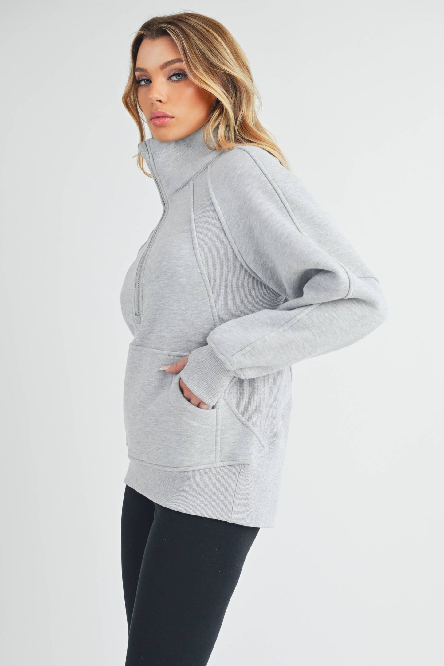 Leah Half-Zip Sweater