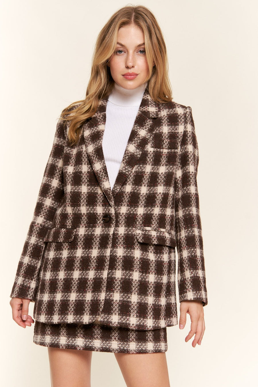 Sabrey Plaid Blazer