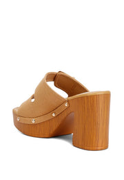 Sarai Block Heel Mules