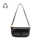 Aria Black Recycled Vegan Leather Shoulder Bag