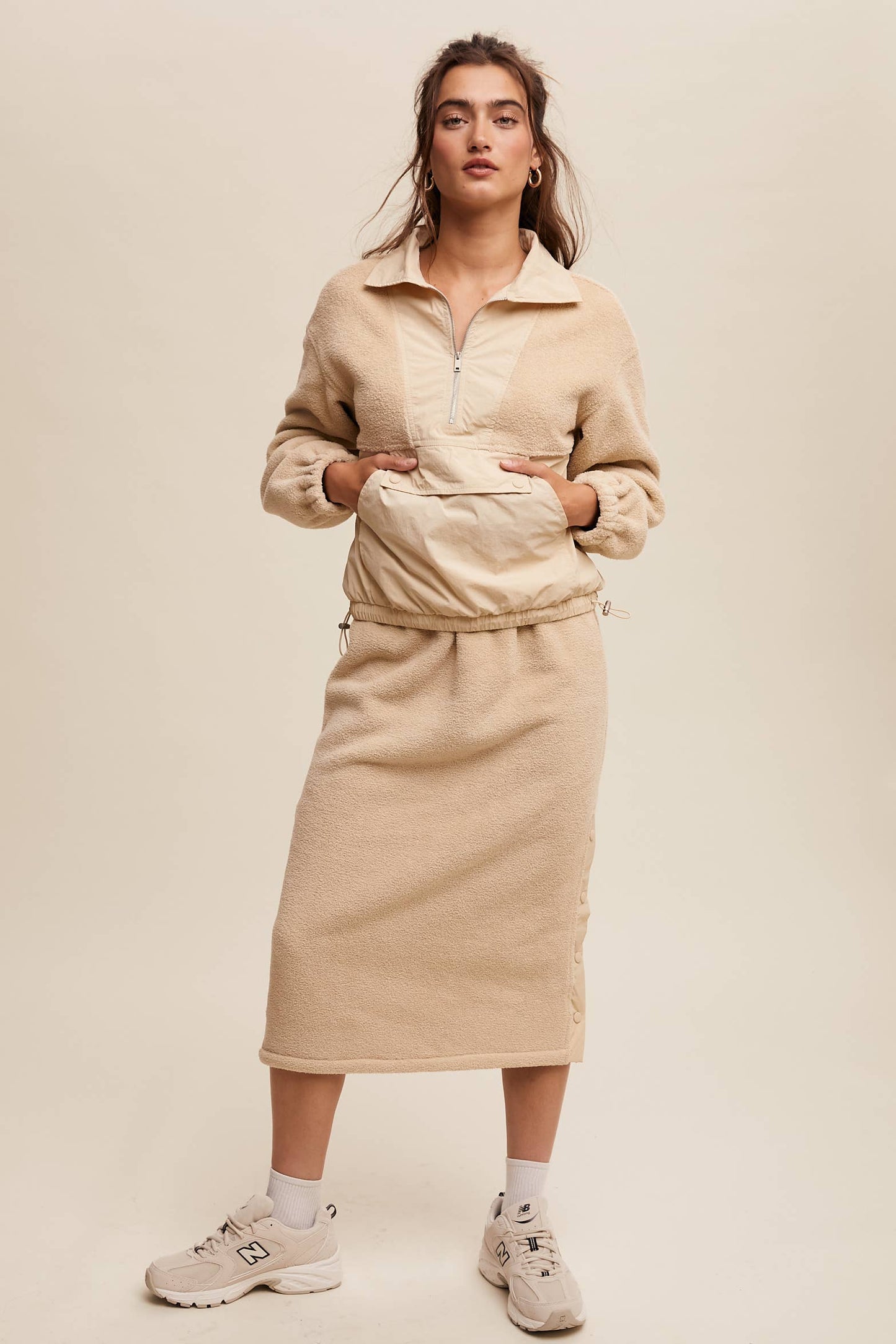 Janie Fleece Pullover Jacket